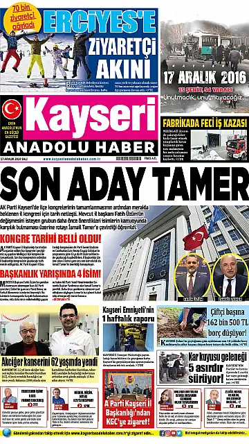 E-Gazete - Tarih: 17 Aralık 2024