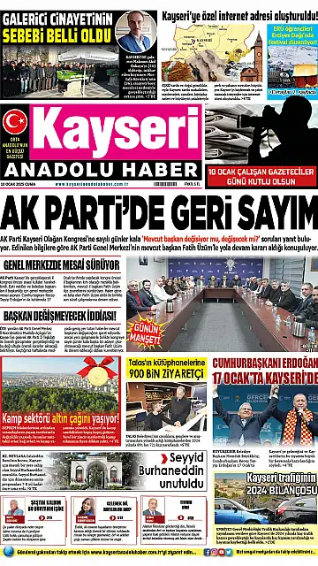 E-Gazete - Tarih: 10 Ocak 2025