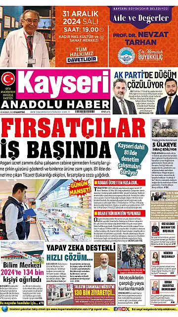 E-Gazete - Tarih: 30 Aralık 2024