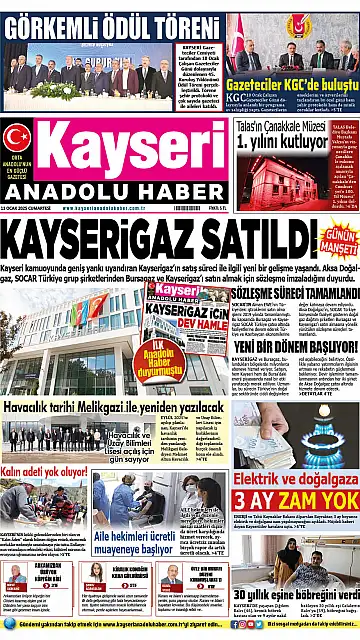 E-Gazete - Tarih: 11 Ocak 2025