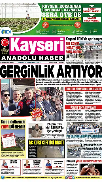 E-Gazete - Tarih: 13 Ocak 2025