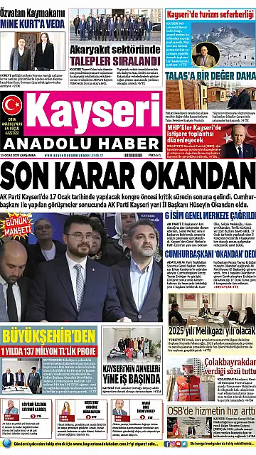 E-Gazete - Tarih: 15 Ocak 2025