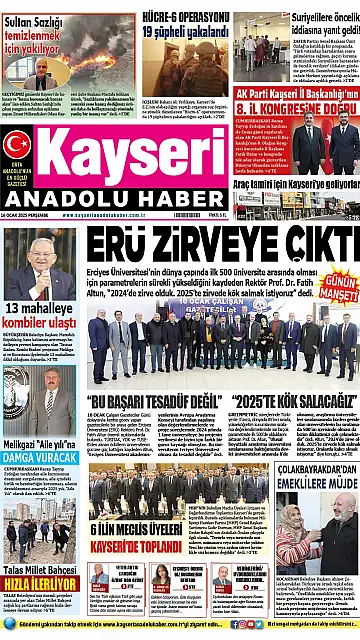 E-Gazete - Tarih: 16 Ocak 2025