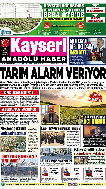 E-Gazete - Tarih: 22 Ocak 2025