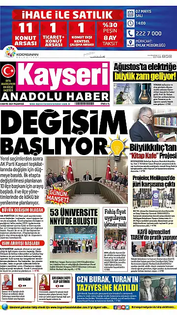 E-Gazete - Tarih: 06 Mayıs 2024