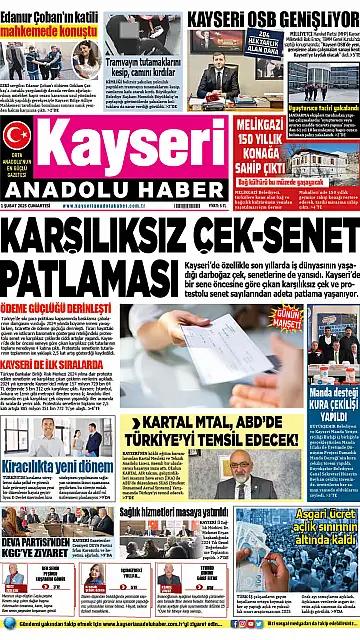 E-Gazete - Tarih: 01 Şubat 2025