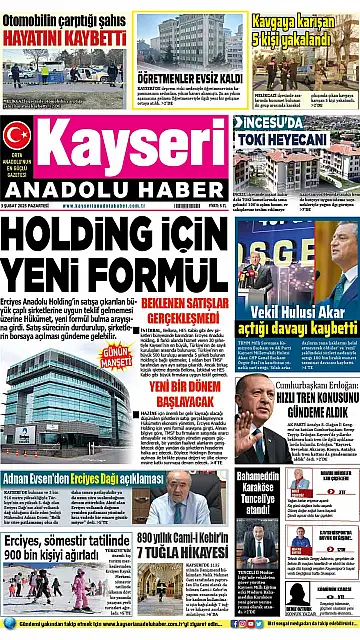 E-Gazete - Tarih: 03 Şubat 2025