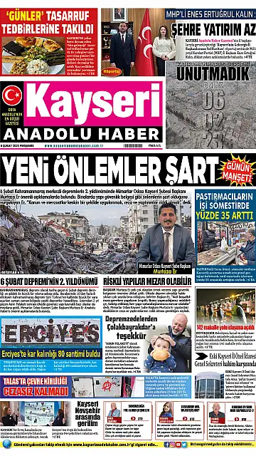 E-Gazete - Tarih: 06 Şubat 2025