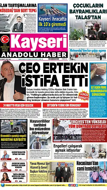 E-Gazete - Tarih: 18 Mart 2025