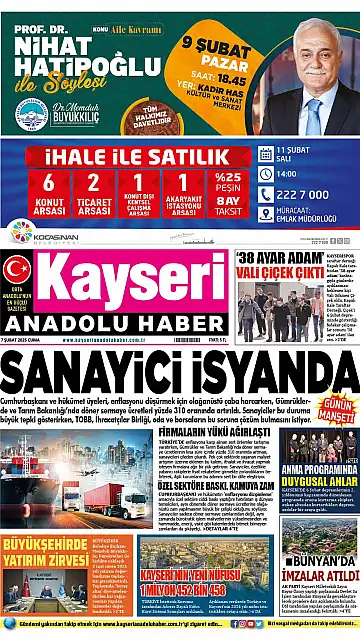 E-Gazete - Tarih: 07 Şubat 2025