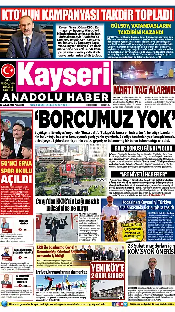 E-Gazete - Tarih: 27 Şubat 2025