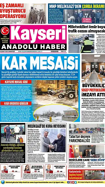 E-Gazete - Tarih: 08 Şubat 2025