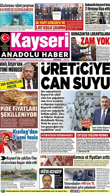 E-Gazete - Tarih: 22 Şubat 2025