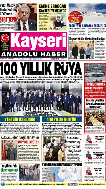 E-Gazete - Tarih: 03 Mart 2025