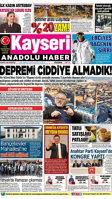 E-Gazete - Tarih: 10 Mart 2025