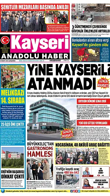 E-Gazete - Tarih: 19 Mart 2025