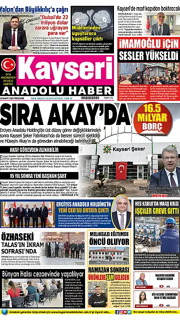 E-Gazete - Tarih: 20 Mart 2025