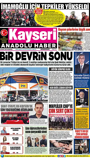 E-Gazete - Tarih: 24 Mart 2025