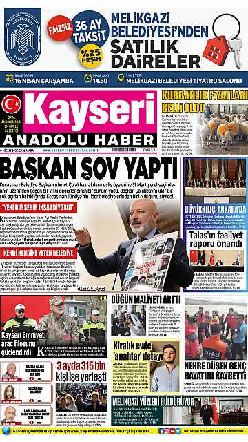 E-Gazete - Tarih: 09 Nisan 2025