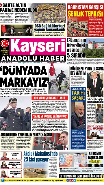 E-Gazete - Tarih: 11 Nisan 2025