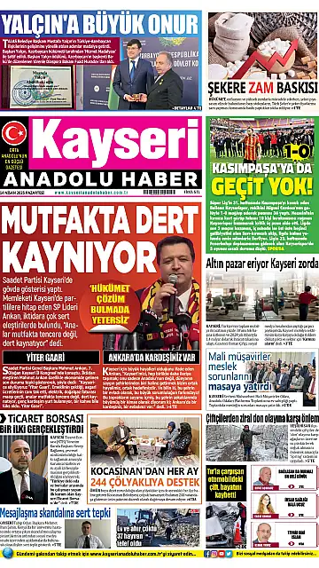 E-Gazete - Tarih: 14 Nisan 2025