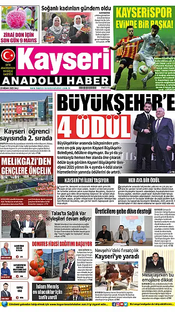 E-Gazete - Tarih: 29 Nisan 2025