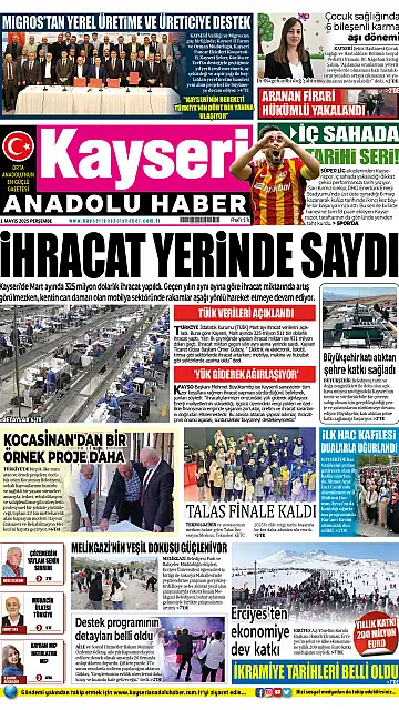 E-Gazete - Tarih: 01 Mayıs 2025