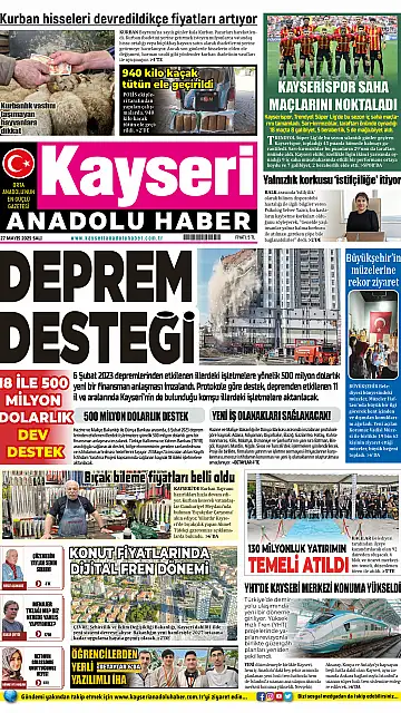 E-Gazete - Tarih: 27 Mayıs 2025