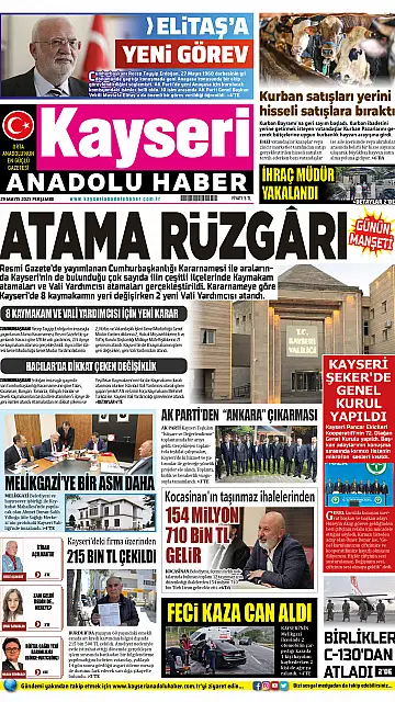 E-Gazete - Tarih: 29 Mayıs 2025