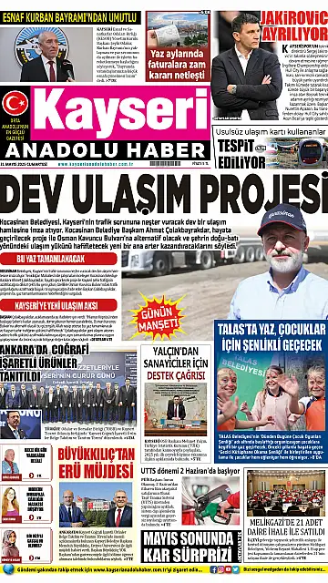 E-Gazete - Tarih: 31 Mayıs 2025