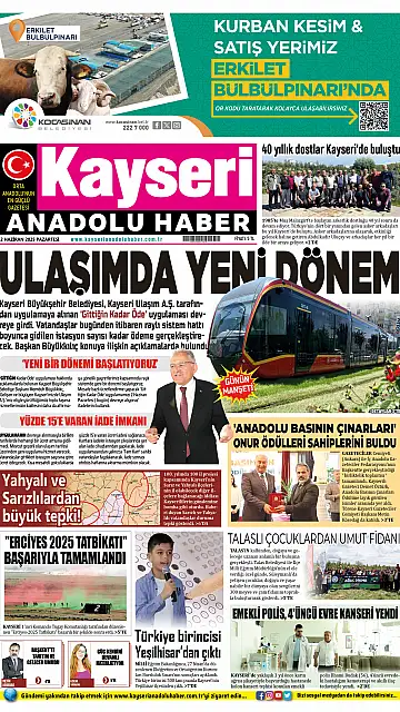 E-Gazete - Tarih: 02 Haziran 2025