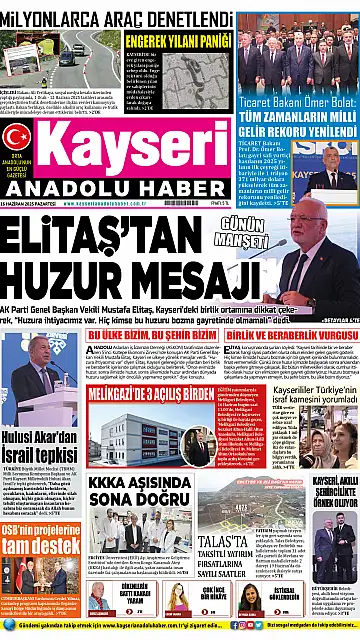 E-Gazete - Tarih: 16 Haziran 2025