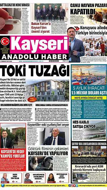 E-Gazete - Tarih: 01 Temmuz 2025