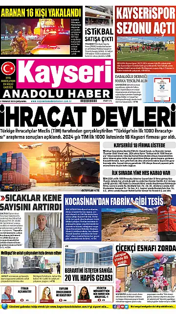E-Gazete - Tarih: 02 Temmuz 2025