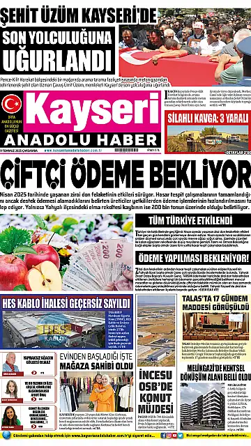 E-Gazete - Tarih: 09 Temmuz 2025