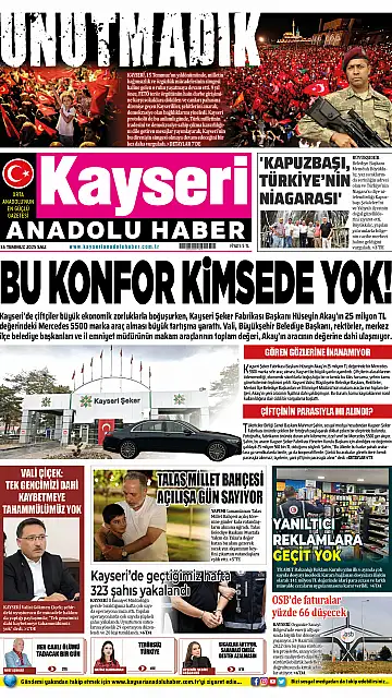 E-Gazete - Tarih: 15 Temmuz 2025