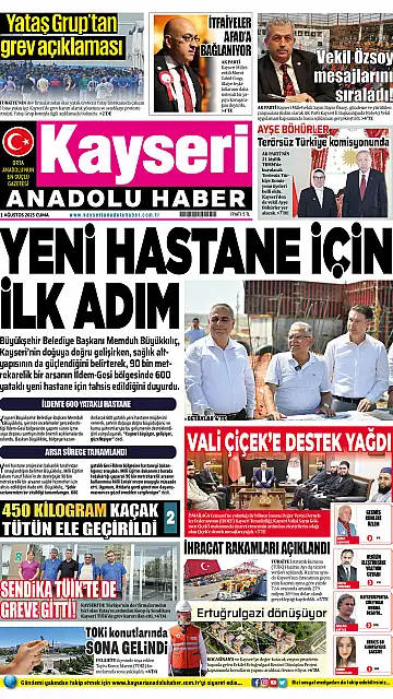 E-Gazete - Tarih: 01 Ağustos 2025