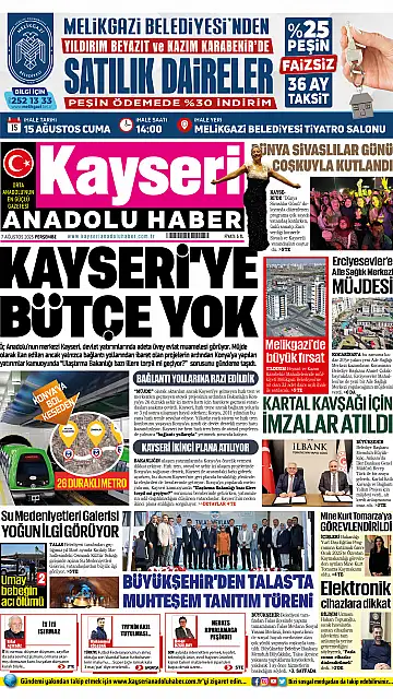 E-Gazete - Tarih: 07 Ağustos 2025