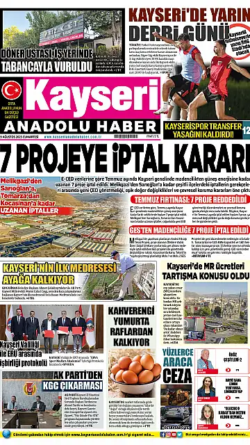 E-Gazete - Tarih: 09 Ağustos 2025