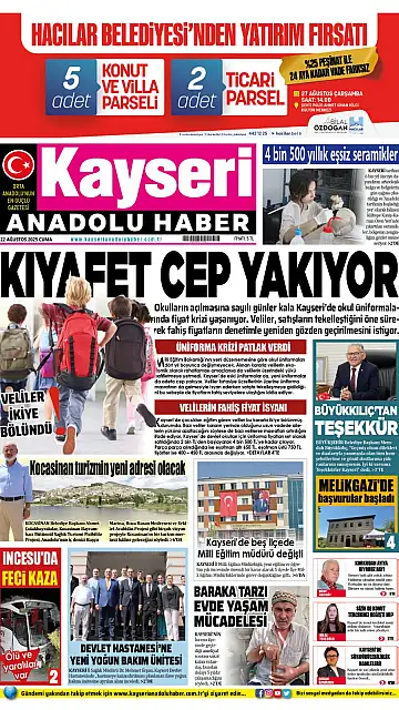 E-Gazete - Tarih: 22 Ağustos 2025