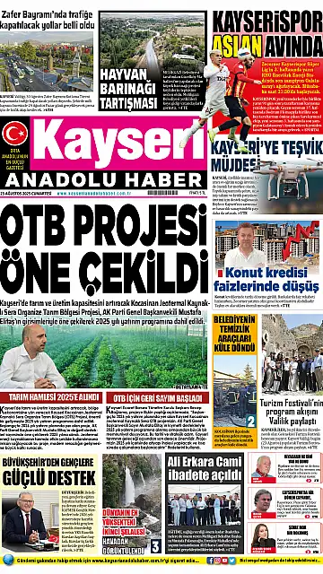E-Gazete - Tarih: 23 Ağustos 2025