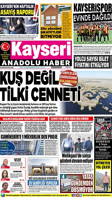E-Gazete - Tarih: 26 Ağustos 2025