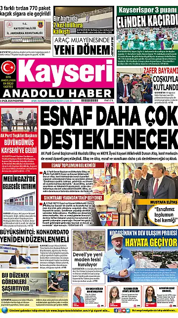 E-Gazete - Tarih: 01 Eylül 2025