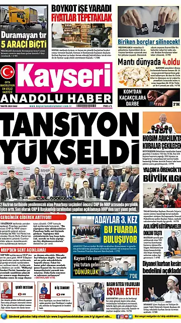 E-Gazete - Tarih: 07 Mayıs 2024