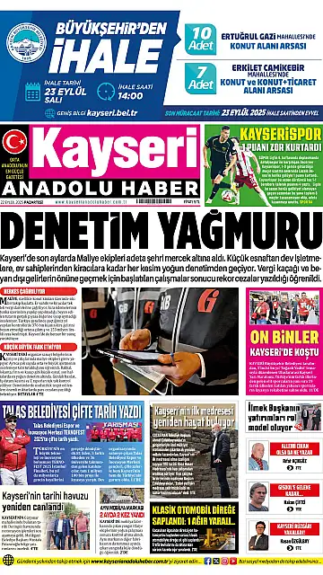 E-Gazete - Tarih: 22 Eylül 2025