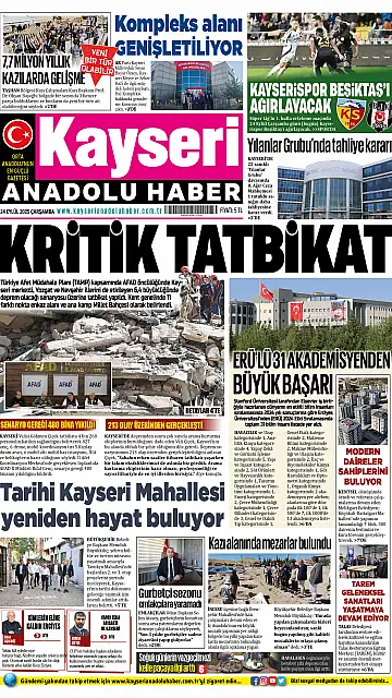 E-Gazete - Tarih: 24 Eylül 2025