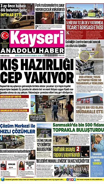 E-Gazete - Tarih: 07 Ekim 2025