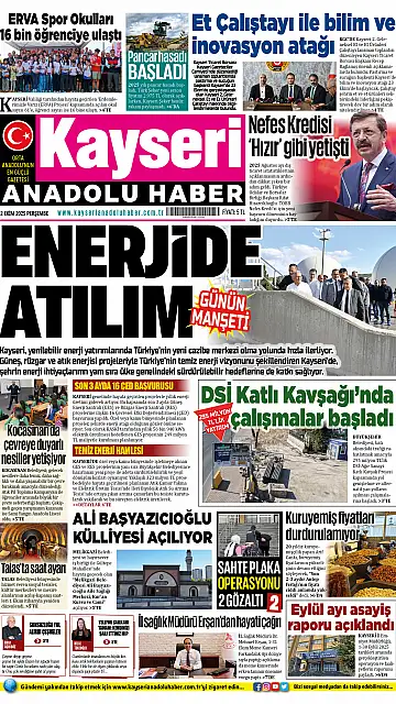 E-Gazete - Tarih: 02 Ekim 2025