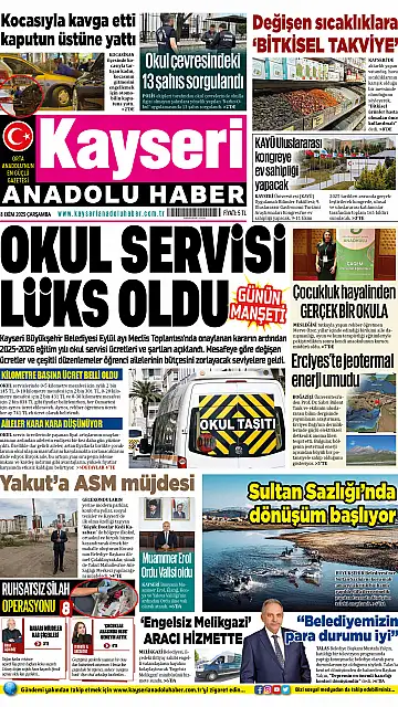 E-Gazete - Tarih: 08 Ekim 2025