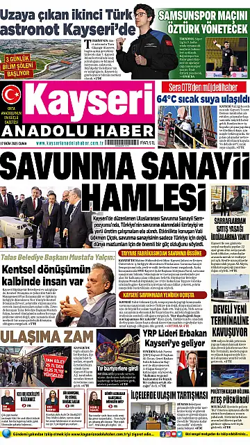 E-Gazete - Tarih: 17 Ekim 2025